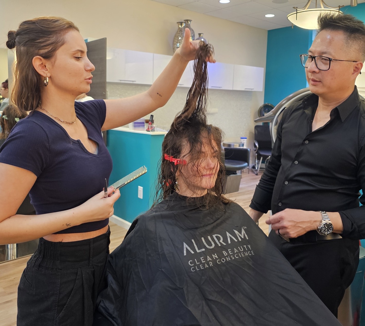 Signature Salon Staff at Trend Haircutting Class