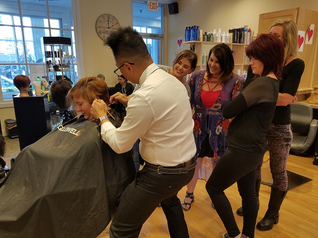 Photo from Paul Mitchell’s Fall Haircut Cutting workshops